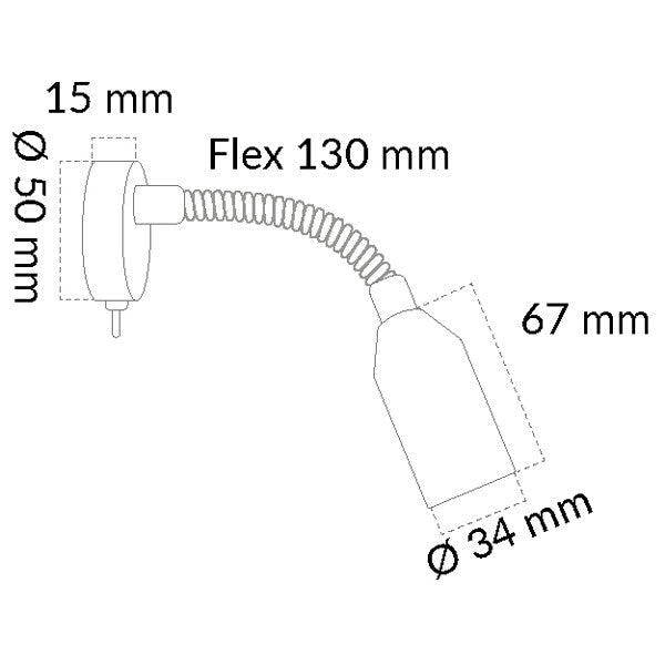 Casolux Mary Special flex vägglampa