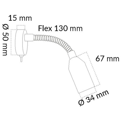 Casolux Mary Special flex vägglampa