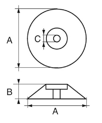 Anod Roder/trimplan, 100 mm, Magnesium