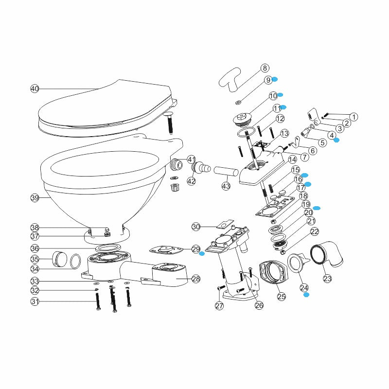 Toalett Service kit LT-1