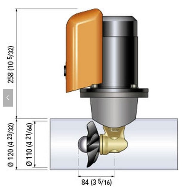 Quick bogpropeller BTQ 110